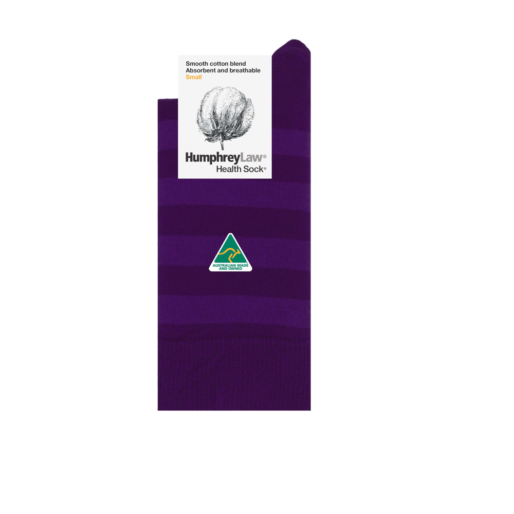 Humphrey Law Health Socks Purple 52C