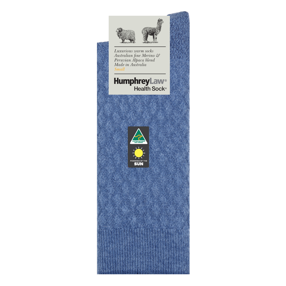 Humphrey Law Alpaca Merino Twisted Quilted Denim 04C