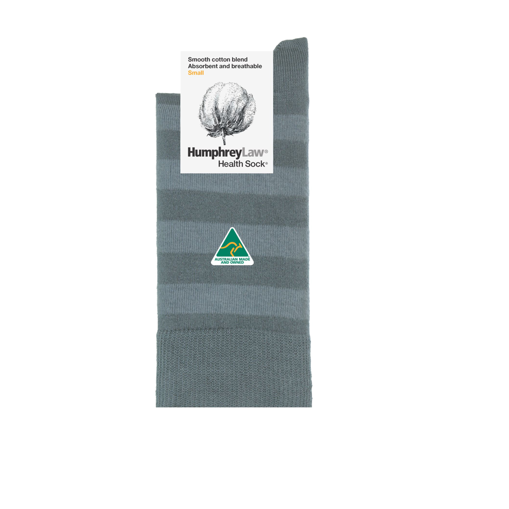 Humphrey Law Health Striped Socks Grey 52C