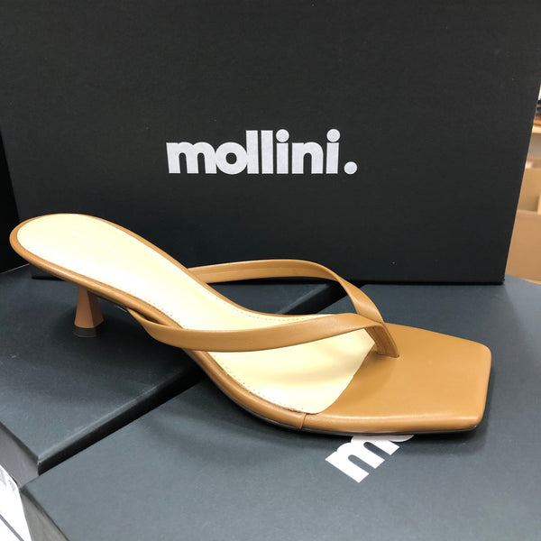 Mollini Tidbit ~ White ~ Black ~ Nude ~ Dark Tan ~  Leather