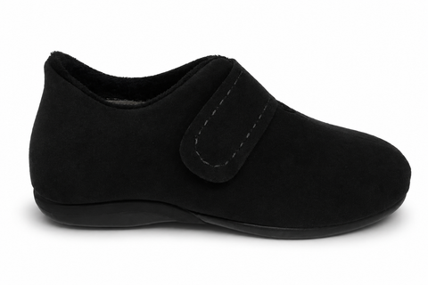 Ziera Snuggles Black Slipper