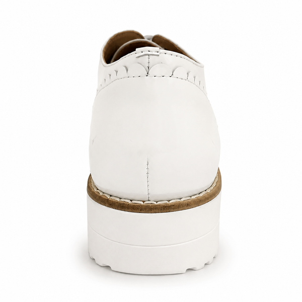 Top End Orina ~ 4 Colours ~ Patent Black ~ White Patent ~ Cafe ~ Black White Sole ~ Leather