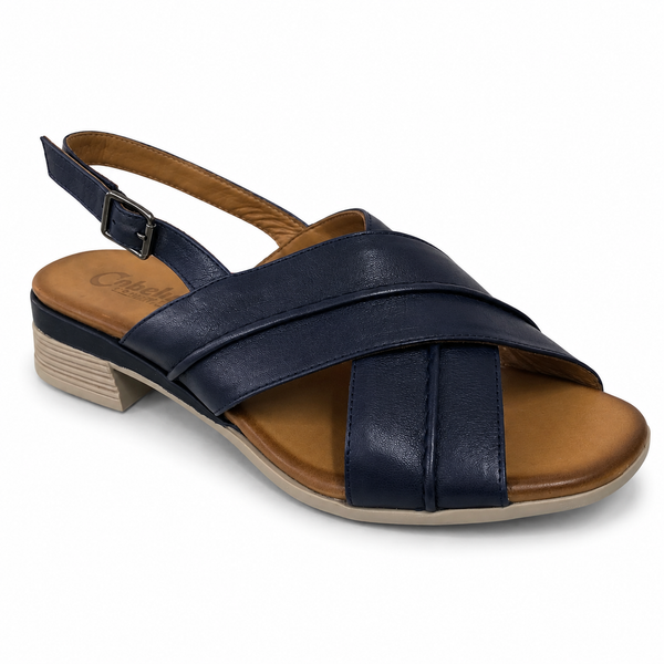 Cabello ~ Anya 4 Colours ~ Tan ~ Navy ~ Pewter ~ Black ~ Leather