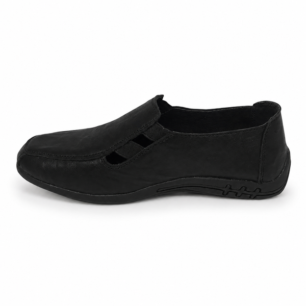 Stegmann Hendo Black Leather Slip on