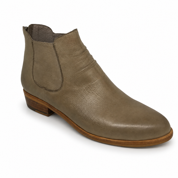 Django & Juliette Ivor ~ Warm Taupe Leather Boot