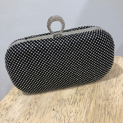GLAMOUR ~ Vintage Diamond Studded Clutch