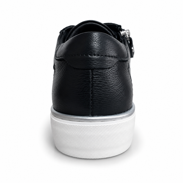Django & Juliette Froggy ~ Navy ~ White ~ Vanilla ~ Black/White Sole ~ All Black ~ Leather