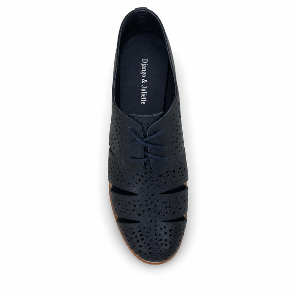 Django & Juliette Abra Leather ~ Navy