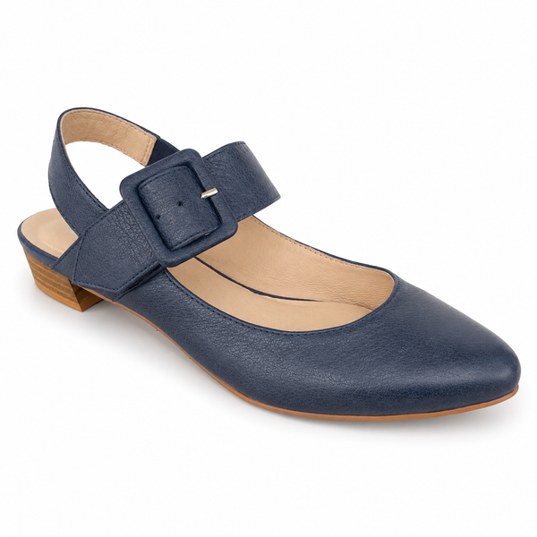 Django & Juliette Eartha ~ 2 Colours ~ Black ~ Navy ~ Leather