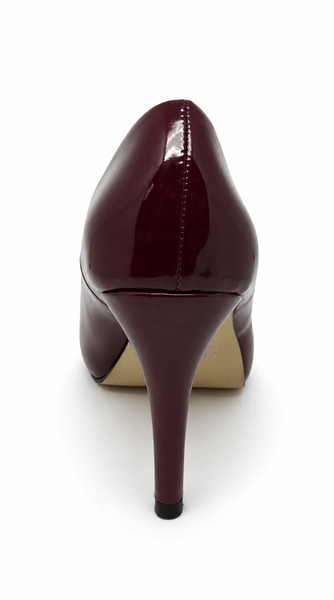 Lily Rose Bree Wine Patent Heel