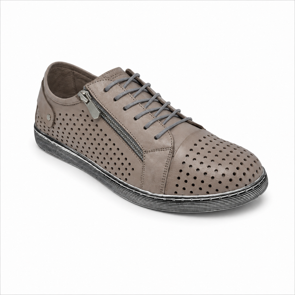 Cabello EG17 Leather Sneaker - BEST SELLER ~ Black ~ Tan ~ Taupe ~ Peach ~ Grey ~ White ~ Navy