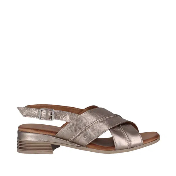 Cabello ~ Anya ~ Tan ~ Navy ~ Pewter ~ Leather