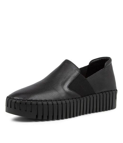Django & Juliette Becca ~ 6 Colours ~ Tan/Oat Sole ~Silver ~ White ~ Black ~ Almond ~ Black/Black Sole Leather Slip on