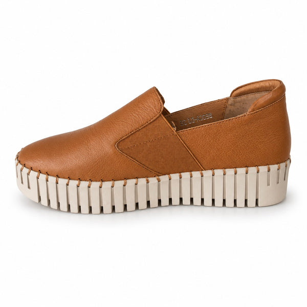 Django & Juliette Becca ~ 6 Colours ~ Tan/Oat Sole ~Silver ~ White ~ Black ~ Almond ~ Black/Black Sole Leather Slip on