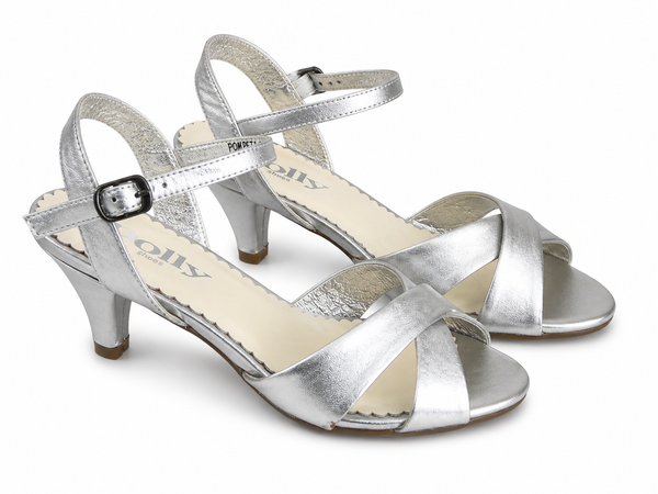 Polly Pompeii Leather Heel