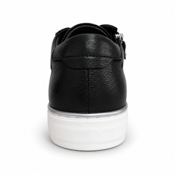 Django & Juliette Froggy ~ Navy ~ White ~ Vanilla ~ Black/White Sole ~ All Black ~ Leather