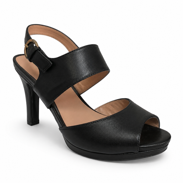 Naturalizer Nebula 2 Colours ~ Gold ~ Black ~ Leather Heel