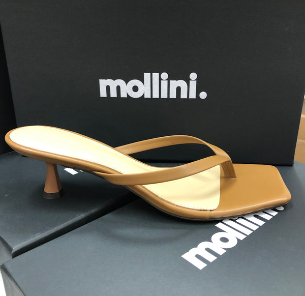 Mollini Tidbit ~ White ~ Black ~ Nude ~ Dark Tan ~  Leather