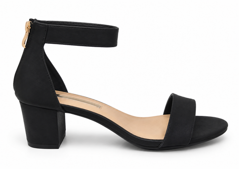 Billini Tali ~ Nude ~ Black ~ Heel