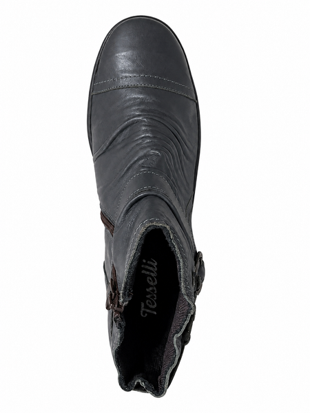 Tesselli Monday Steel Blue Boot