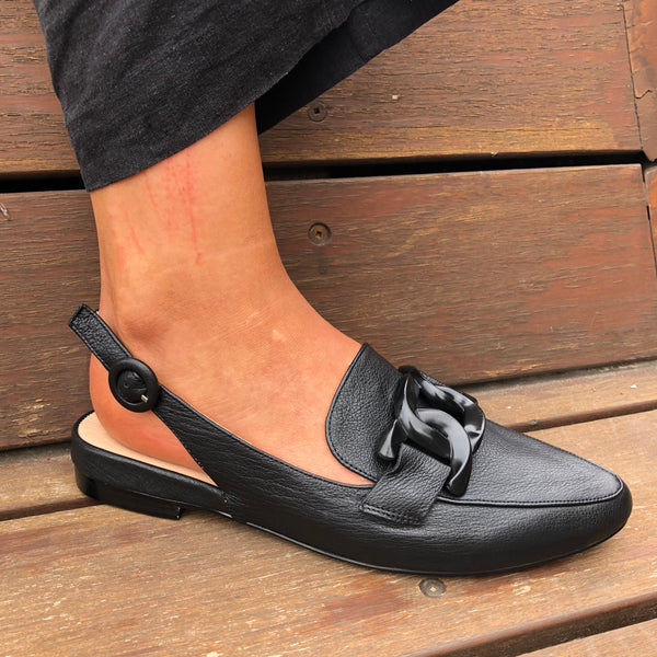 Django & Juliette Favillas ~ Black ~ Navy ~ Vanilla ~ Leather