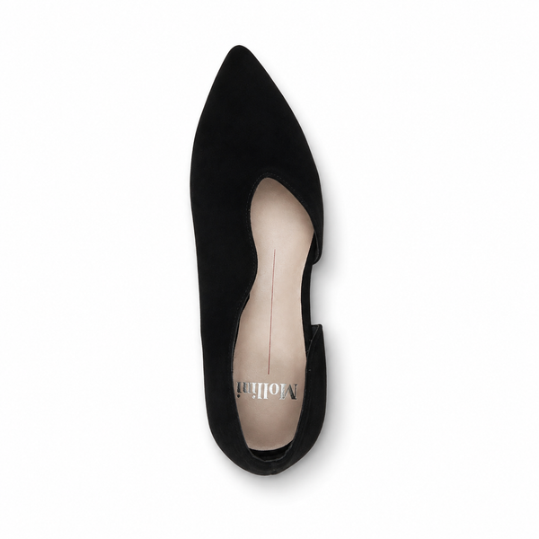 Mollini Leaven Black Suede Heel