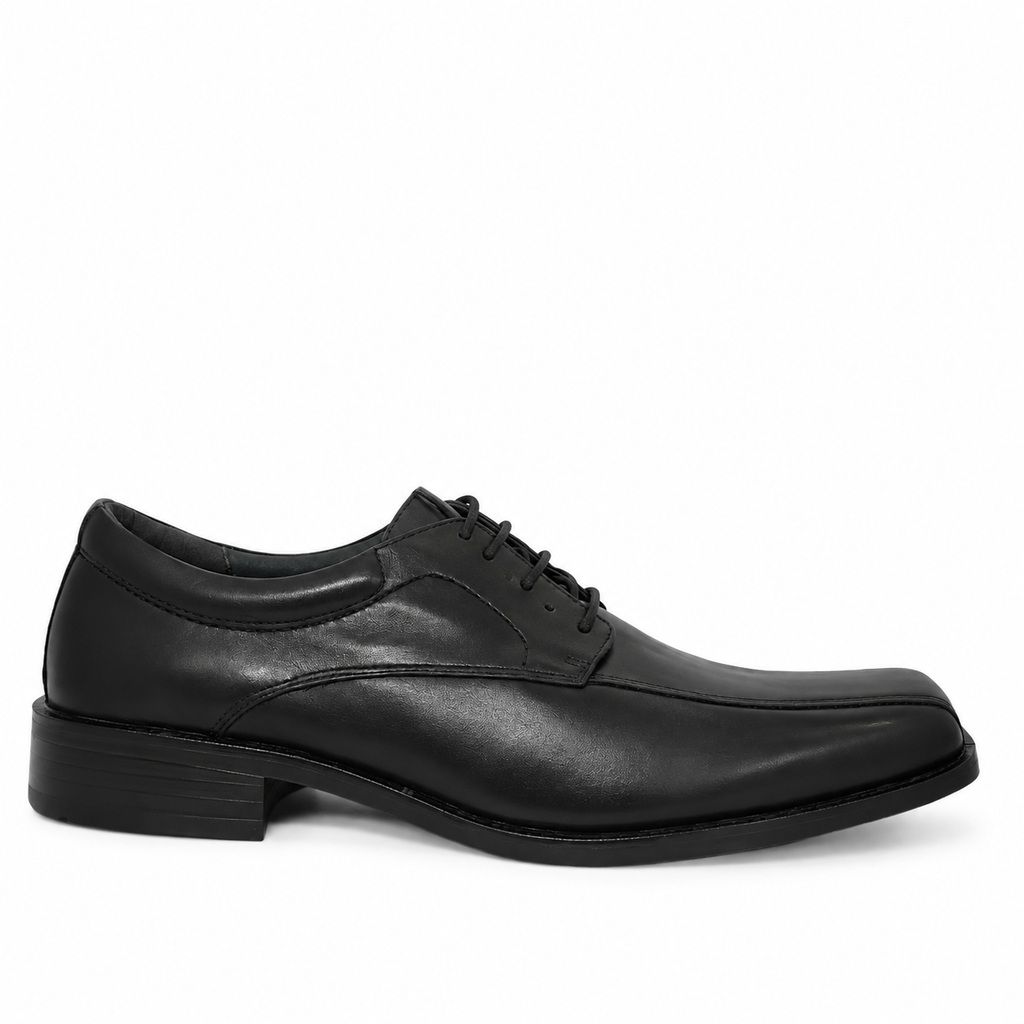 Slatters Hampton Black Leather Shoe