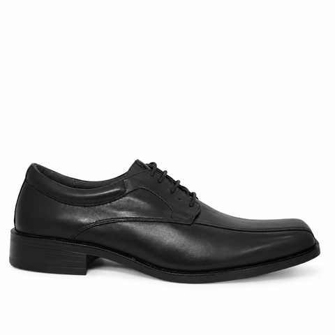 Slatters Hampton Black Leather Shoe