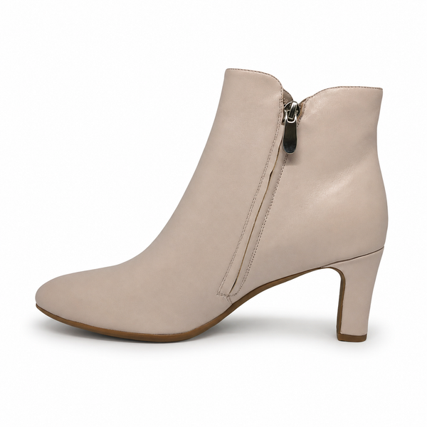Django & Juliette Tomie Leather Boot ~ Black ~ Nude