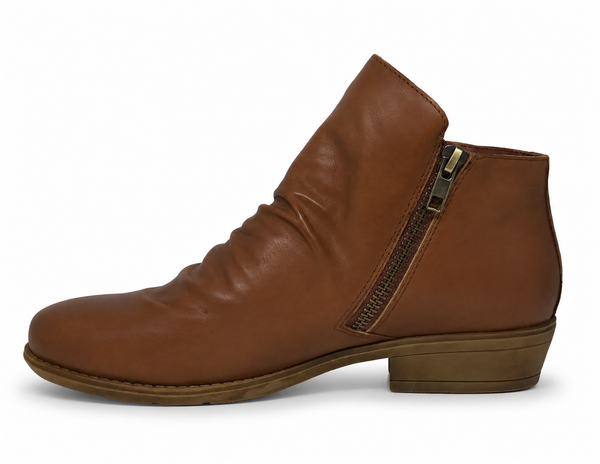 Django & Juliette Rankin Leather Boot ~ Cognac ~ Navy ~ Grey ~ Black