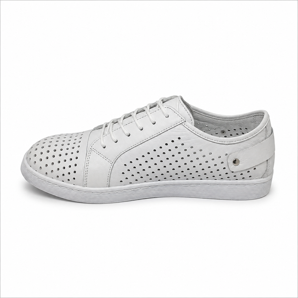 Cabello EG17 Leather Sneaker - BEST SELLER ~ Black ~ Tan ~ Taupe ~ Peach ~ Grey ~ White ~ Navy