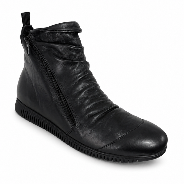 Sala Meteor Black Leather Boot