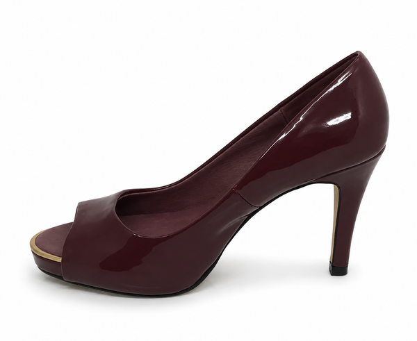 Lily Rose Bree Wine Patent Heel