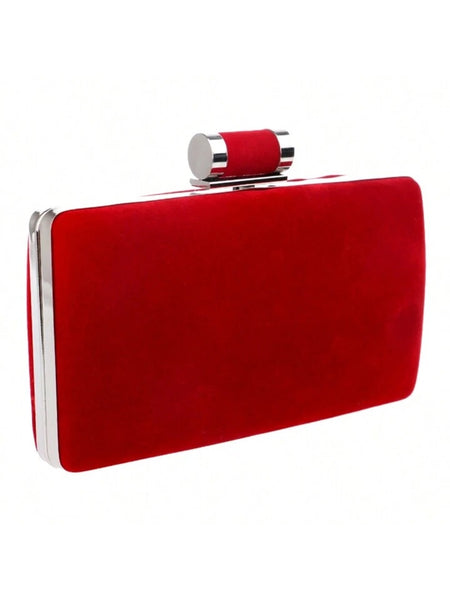 Red Velvet Evening Clutch