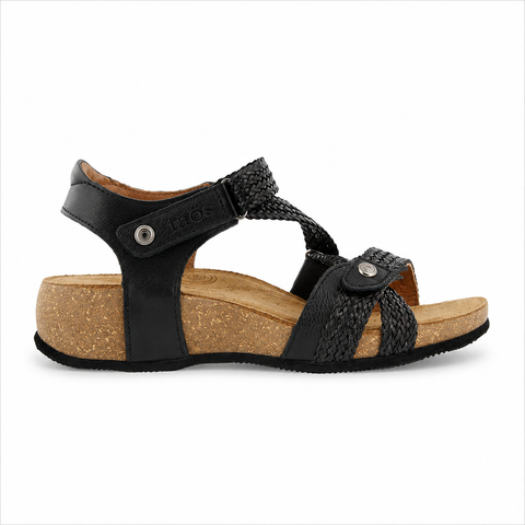 Taos Trulie Leather Sandal ~ Black ~ Honey ~ Stone RRP Elsewhere $199.95