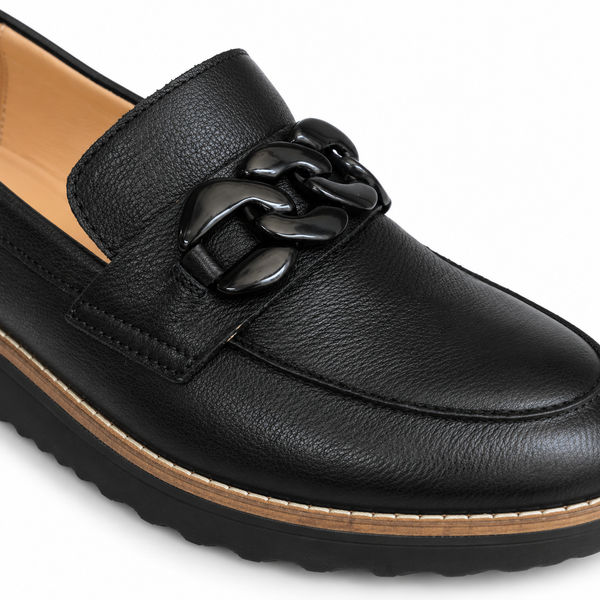 Top End Ozama ~ 3 Colours ~ Black ~ Dark Tan ~ NEW COLOUR VANILLA ~ Leather Loafer