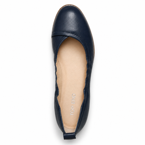 Top End Oxsson 2 Colours ~ Black ~ Navy ~ Leather Loafer