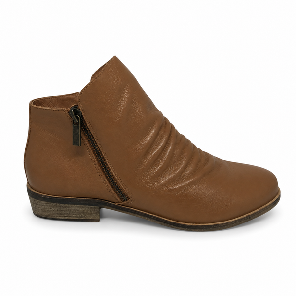 Django & Juliette Split Twin Zip Leather Boot ~ Mocca ~ Navy ~ Tan ~ Black ~ New Cognac