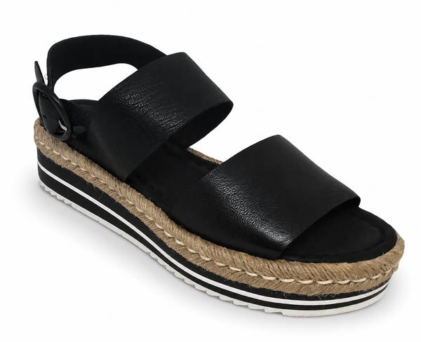 Django & Juliette Atha Flatform ~ Tan ~ Black