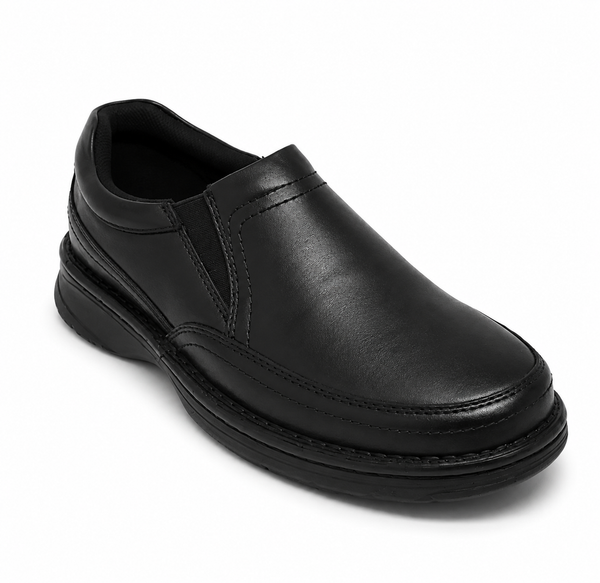 Slatters Accord Comfort Walker Black Leather