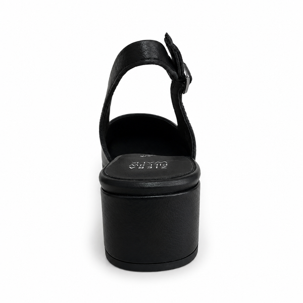 Ziera ~ Tulia ~ Black ~ Leather