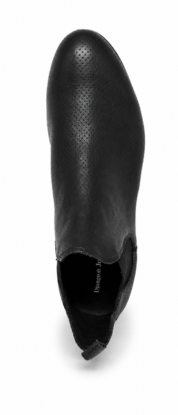 Django & Juliette Global Leather Ankle Boot ~ 4 Colours ~ Black ~ Grey ~ Cognac ~ Red