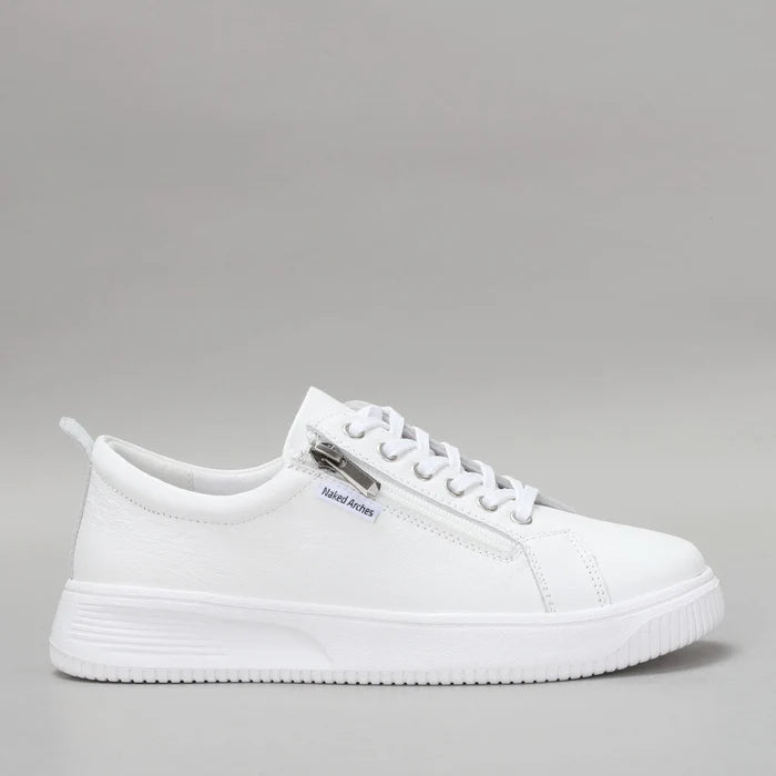 LeSansa Naked Arches Nelly Sneaker 3 Colours ~ Tan ~ White ~ Silver/Grey