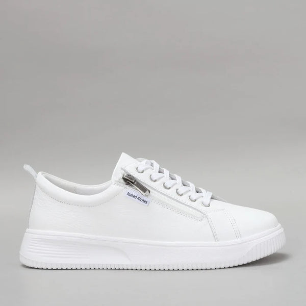 LeSansa Naked Arches Nelly Sneaker 3 Colours ~ Tan ~ White ~ Silver/Grey