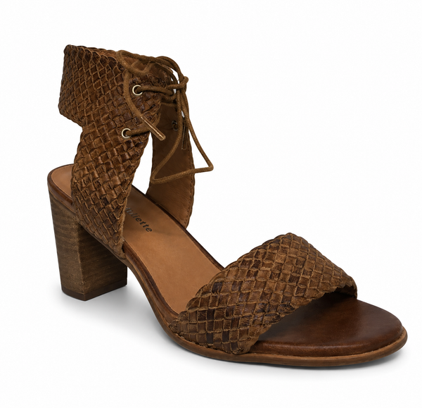 Django & Juliette Dione Leather Heel ~ 2 Colours ~ Tan ~ Latte