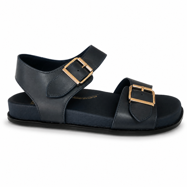 Ziera Hastice 5 Colours ~ Black ~ Tan ~ Latte ~ Navy ~ Chocolate Brown ~ Leather Sandal