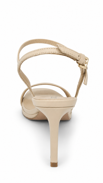 Brazilio Heel Nude Leather Heel