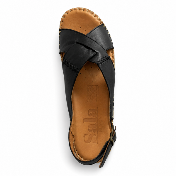 Sala Oamira ~ Coconut ~ Black ~ Leather