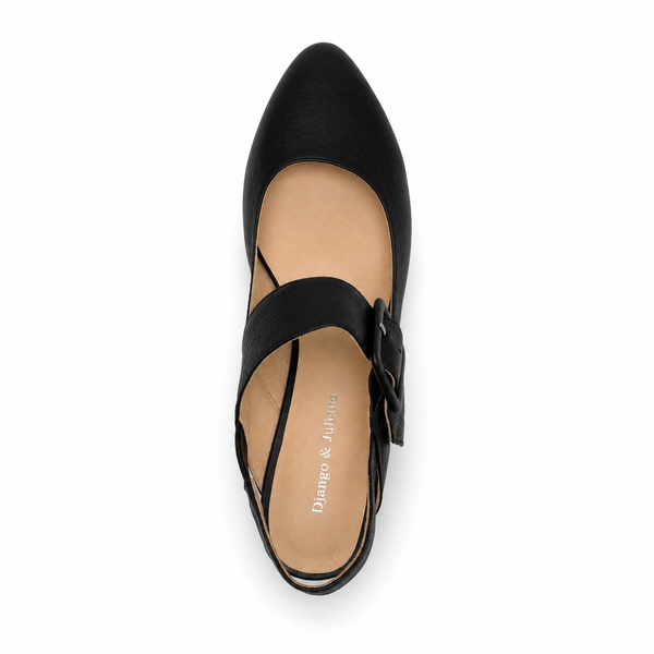Django & Juliette Eartha ~ 2 Colours ~ Black ~ Navy ~ Leather