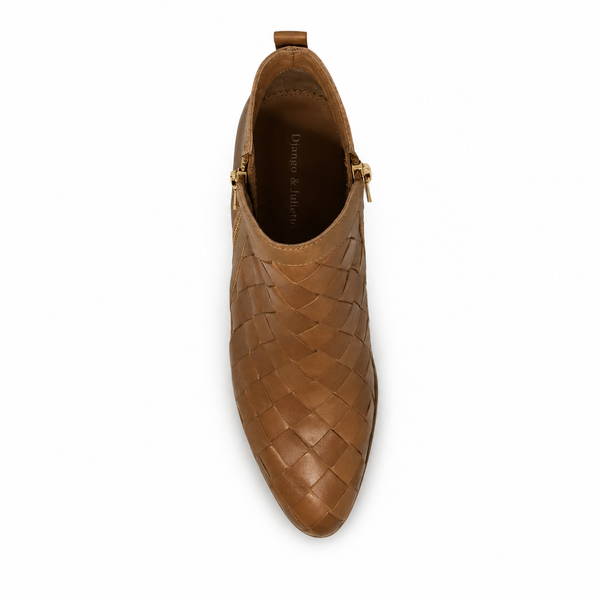 Django & Juliette Case Tan Leather Boot